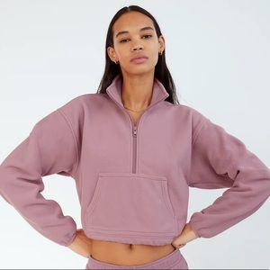MOVING SALE polar 1/2 zip soft orchid